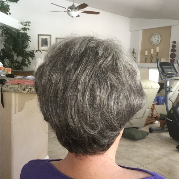 Other - Used Two /tone /mix gray synthetic wig